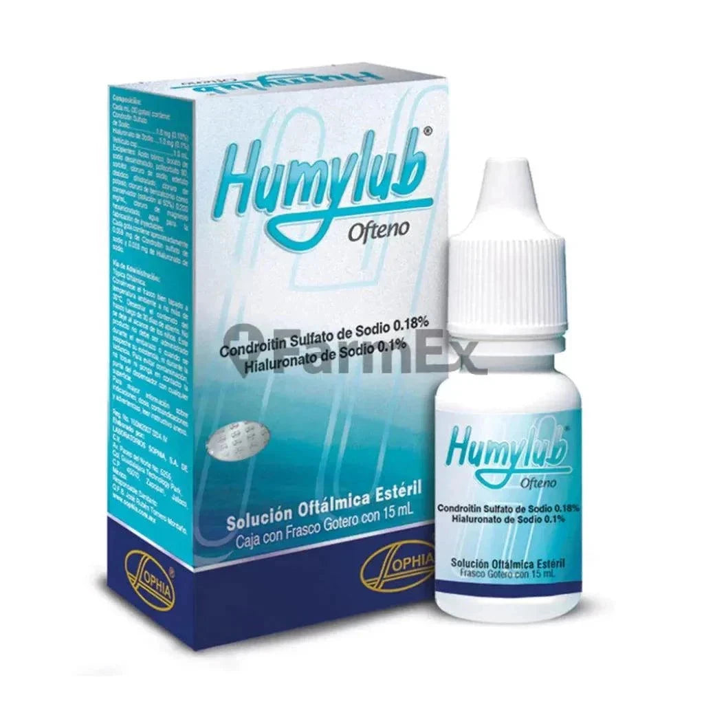 Humylub Ofteno 0,18% / 0,1% x 15 mL Farmex-Pluxee-Persistente